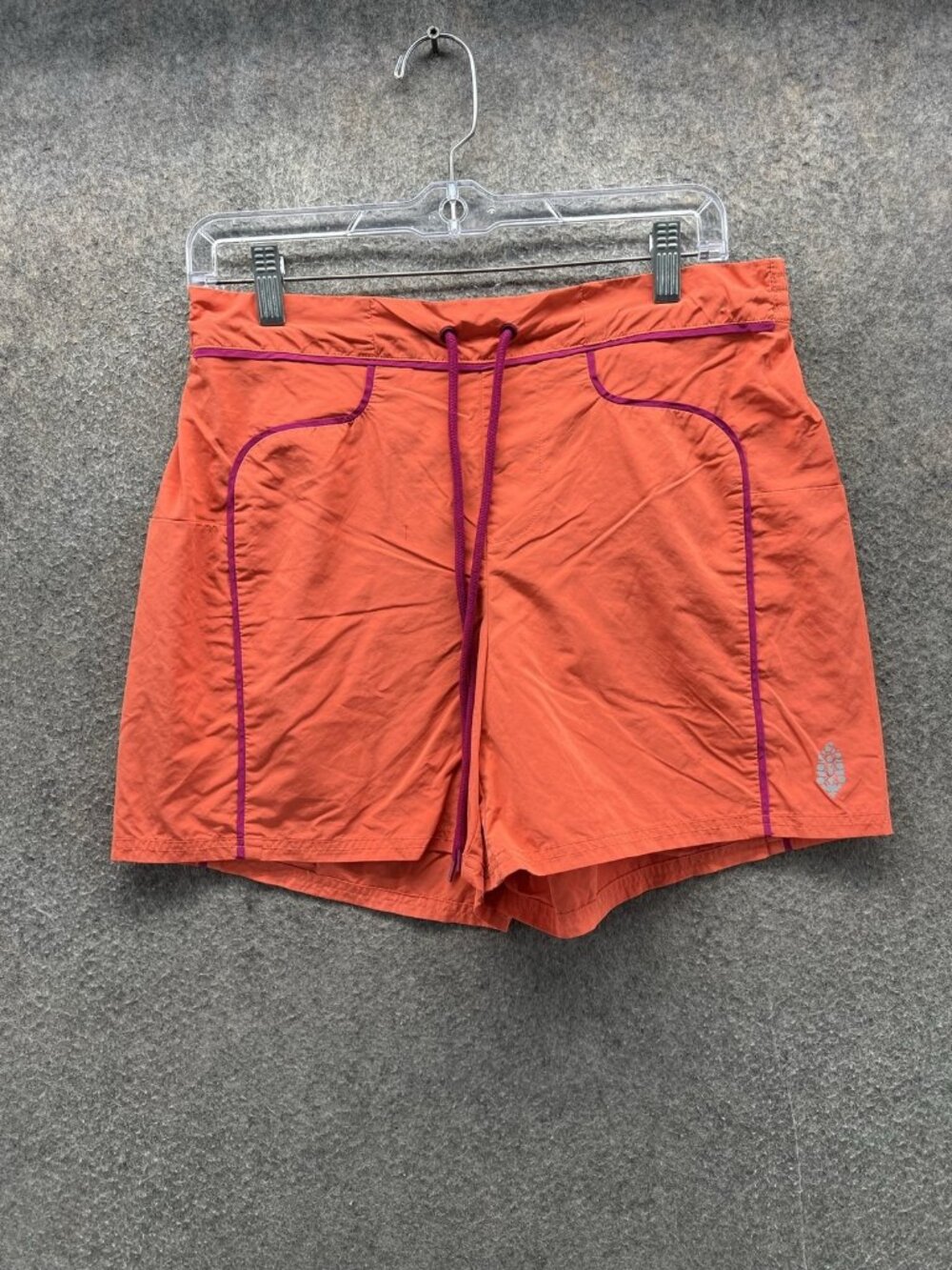 Mountain Hardwear Shorts Womens Small Orange 3 In Running Athletic Lightweight